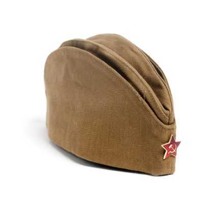 IMG 0346 416x416 - Пилотка СССР ВОВ со звездой (Новодел) солдатская военная