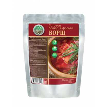 borsh kronidov 300 gr 416x416 - Готовое блюдо Борщ 300 г Реторт-пакет (Кронидов)