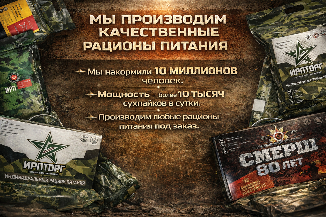result 92b70c6e d859 4e54 bf04 8718e4eb3554 - Производство ИРП и сухпайков: надёжные сухпаёк-решения от производителя