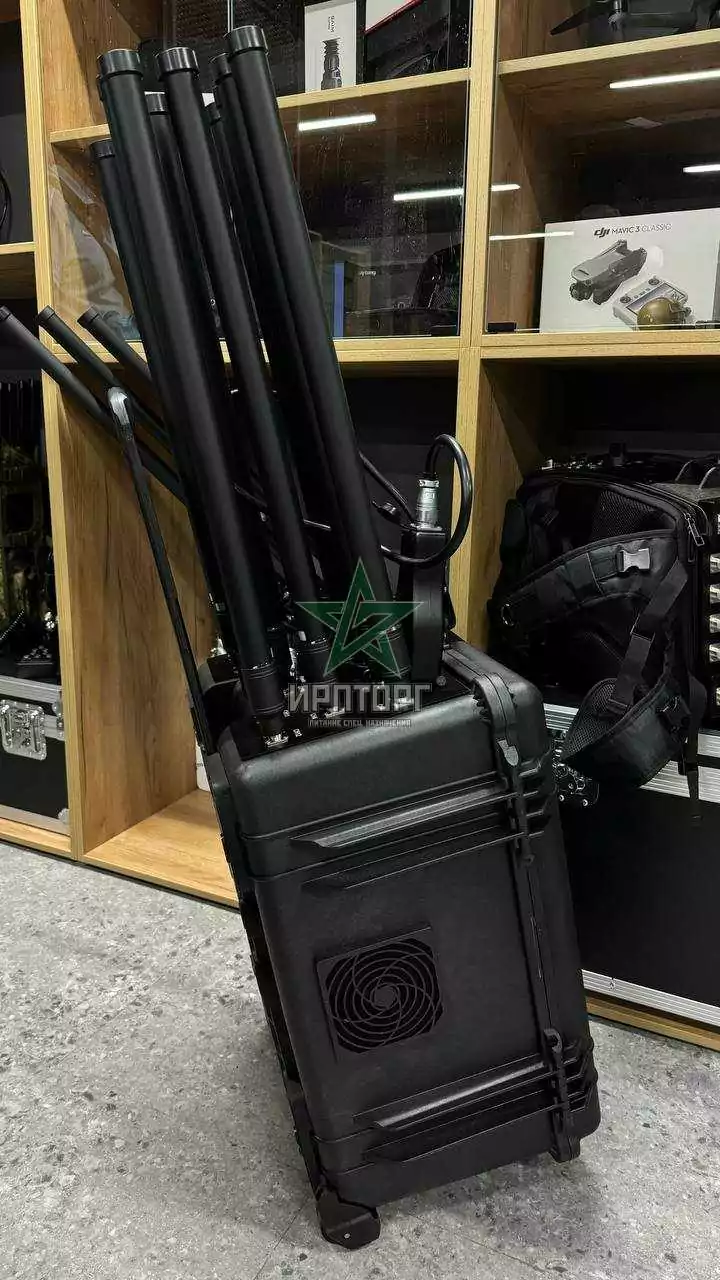 Блокиратор / подавитель дронов всенаправленный «ГАРПИЯ/АЛИЯ 600W / 12-ти канальный» (кейс PELICAN) Блокиратор / подавитель дронов всенаправленный «ГАРПИЯ/АЛИЯ 600W / 12-ти канальный» (кейс PELICAN) — дополнительное фото