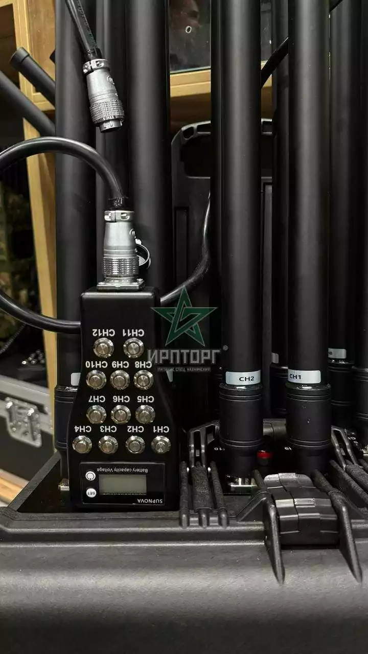 Блокиратор / подавитель дронов всенаправленный «ГАРПИЯ/АЛИЯ 600W / 12-ти канальный» (кейс PELICAN) Блокиратор / подавитель дронов всенаправленный «ГАРПИЯ/АЛИЯ 600W / 12-ти канальный» (кейс PELICAN) — дополнительное фото