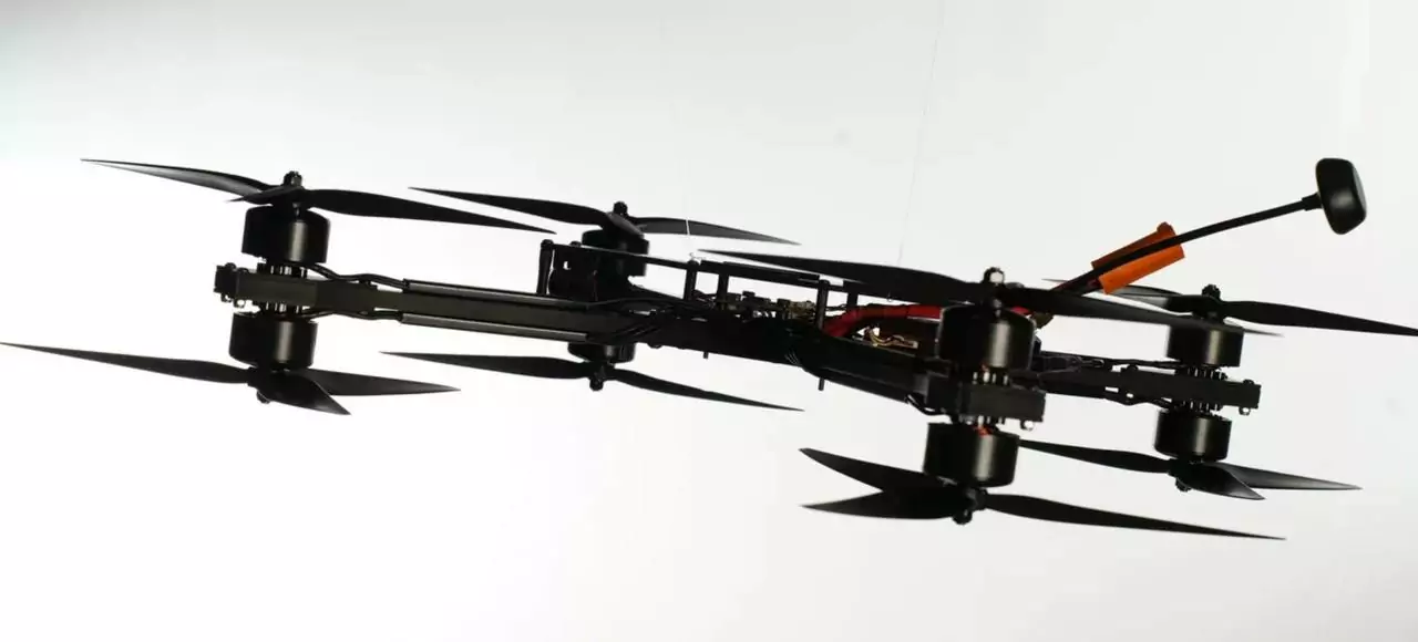 FPV‑дрон «Гермес 10» (8 моторов) Нагрузка 6–8 кг, дальность >15 км, 3115 900 KV, F405 60A, Caddx Ratel 2 photo 1 2025 04 11 15 39 23 416x189 - FPV‑дрон «Гермес 10» (8 моторов) Нагрузка 6–8 кг, дальность >15 км, 3115 900 KV, F405 60A, Caddx Ratel 2